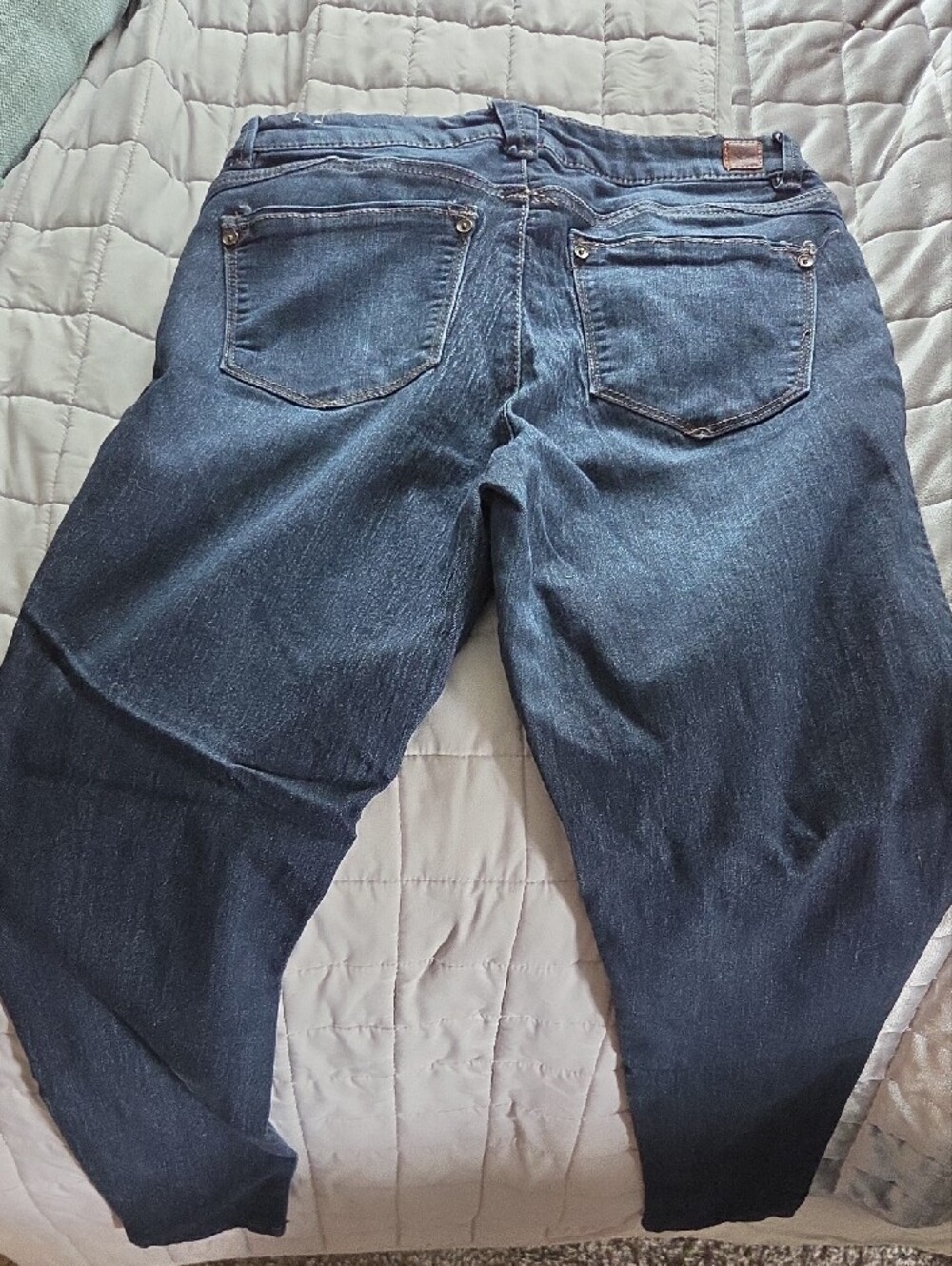 Wit & Wisdom Women's Dark Blue Skinny Jeans - Picture 3 of 4
